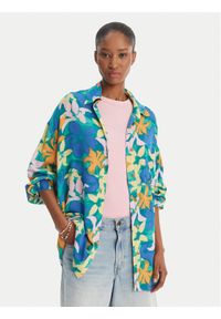 Billabong Koszula Summer Love EBJX603004 Niebieski Oversize. Kolor: niebieski. Materiał: wiskoza #1