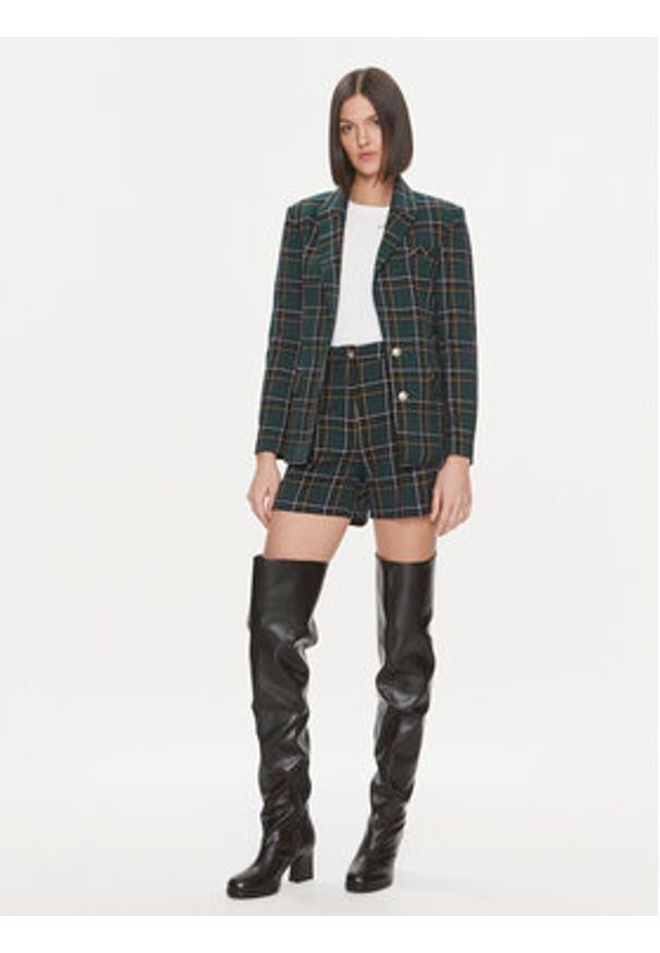 Liu Jo Szorty materiałowe MF3347 T4419 Zielony Relaxed Fit. Kolor: zielony. Materiał: syntetyk