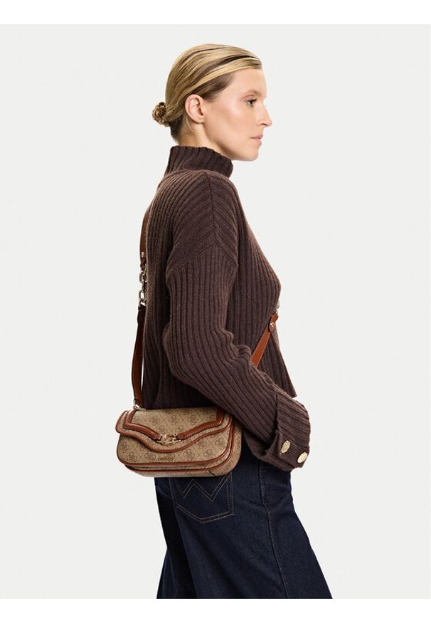 Guess Torebka Dea Mini HWSG79 93790 Brązowy. Kolor: brązowy. Materiał: skórzane