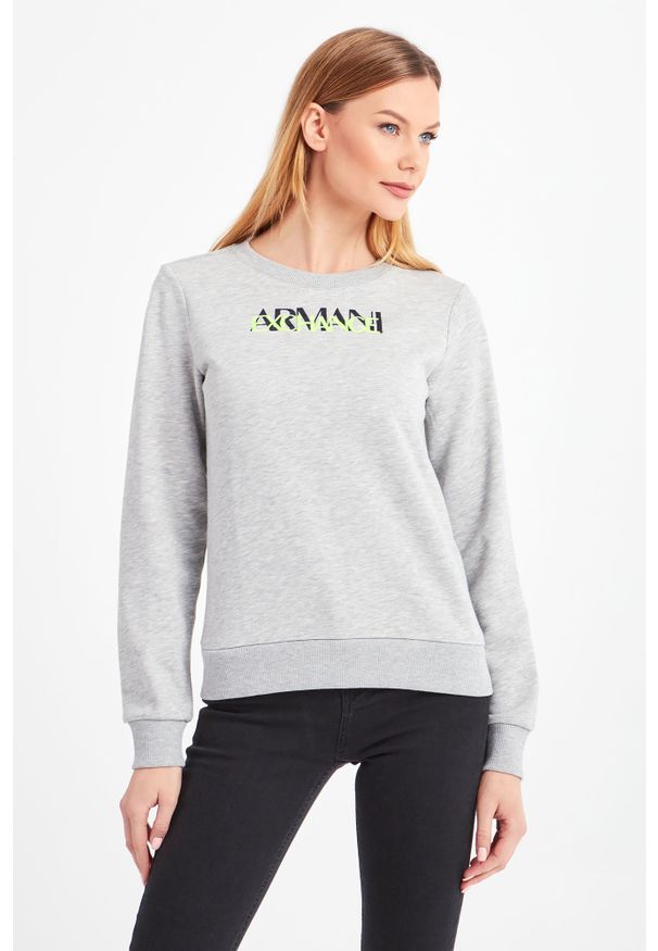 Armani Exchange - BLUZA ARMANI EXCHANGE. Materiał: materiał. Wzór: aplikacja