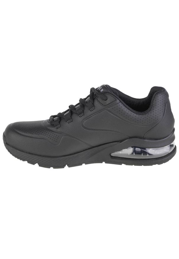 skechers - Buty do chodzenia damskie, Skechers Uno 2 - Air Around You. Kolor: czarny. Materiał: materiał, tkanina, syntetyk. Model: Skechers Sport. Sport: turystyka piesza