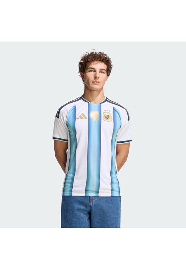 Adidas - adidas Koszulka techniczna Argentina 26 Home Replica JM8396 Błękitny Slim Fit. Kolor: niebieski. Materiał: syntetyk