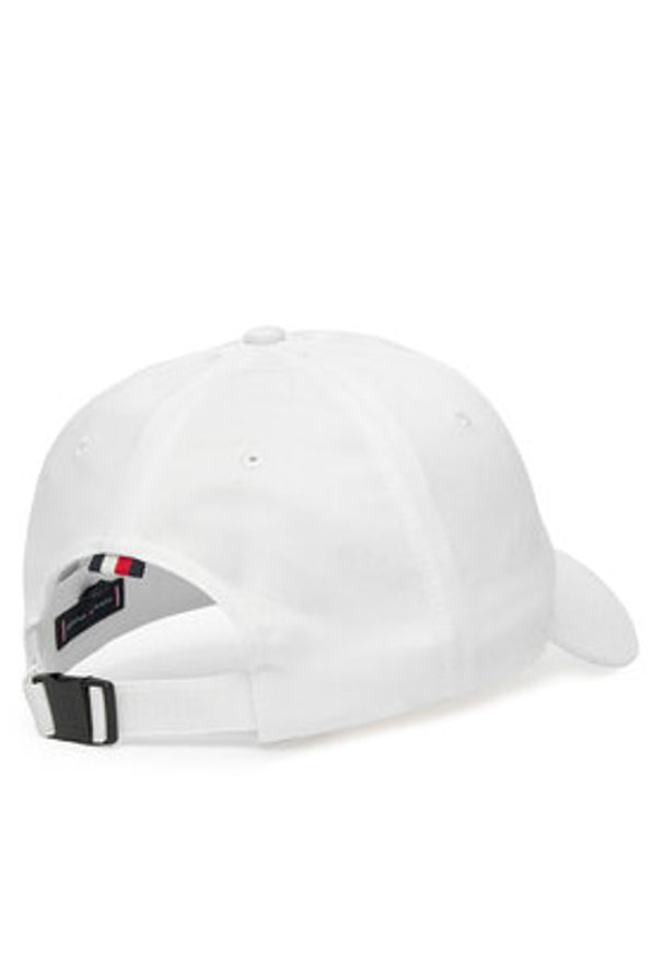 TOMMY HILFIGER - Tommy Hilfiger Czapka z daszkiem Imd Color 6 Panel AM0AM13542 Biały. Kolor: biały. Materiał: bawełna
