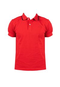 Geox Koszulka Polo "Sustainable" | M2510Q T2649 | Sustainable | Mężczyzna | Czerwony. Okazja: na co dzień. Typ kołnierza: polo. Kolor: czerwony. Materiał: bawełna. Wzór: kolorowy, aplikacja. Styl: casual, klasyczny #5