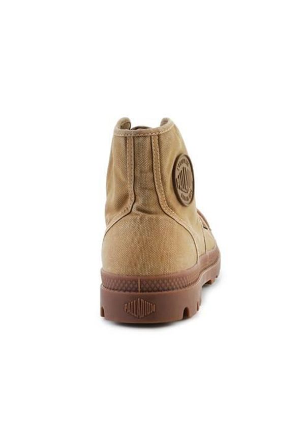 Buty do chodzenia męskie Palladium Pampa HI Olive. Wysokość cholewki: za kostkę. Zapięcie: sznurówki. Kolor: wielokolorowy, brązowy. Materiał: materiał, tkanina, syntetyk. Szerokość cholewki: normalna. Sport: turystyka piesza