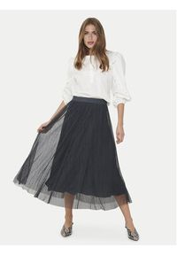 only - ONLY Spódnica midi Lavina 15214303 Szary Regular Fit. Kolor: szary. Materiał: syntetyk #3