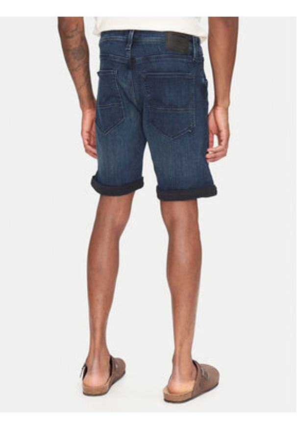 Jack & Jones - Jack&Jones Szorty jeansowe Rick 12269608 Niebieski Regular Fit. Kolor: niebieski. Materiał: bawełna