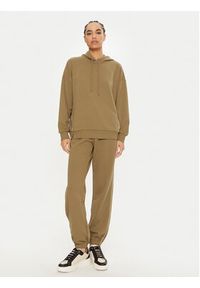 Max Mara Leisure Spodnie dresowe Pirano 2426786088 Brązowy Regular Fit. Kolor: brązowy. Materiał: syntetyk, bawełna #3
