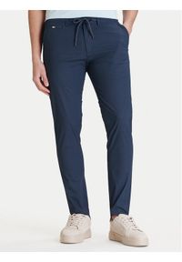 Jack & Jones Chinosy Marco 12293491 Granatowy Slim Fit. Kolor: niebieski. Materiał: bawełna #1