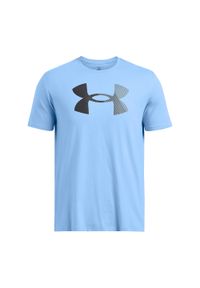 Koszulka męska Under Armour Big Logo Fill. Kolor: niebieski. Sport: fitness