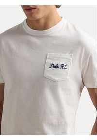 Polo Ralph Lauren T-Shirt 710969631001 Biały Custom Slim Fit. Typ kołnierza: polo. Kolor: biały. Materiał: bawełna #5