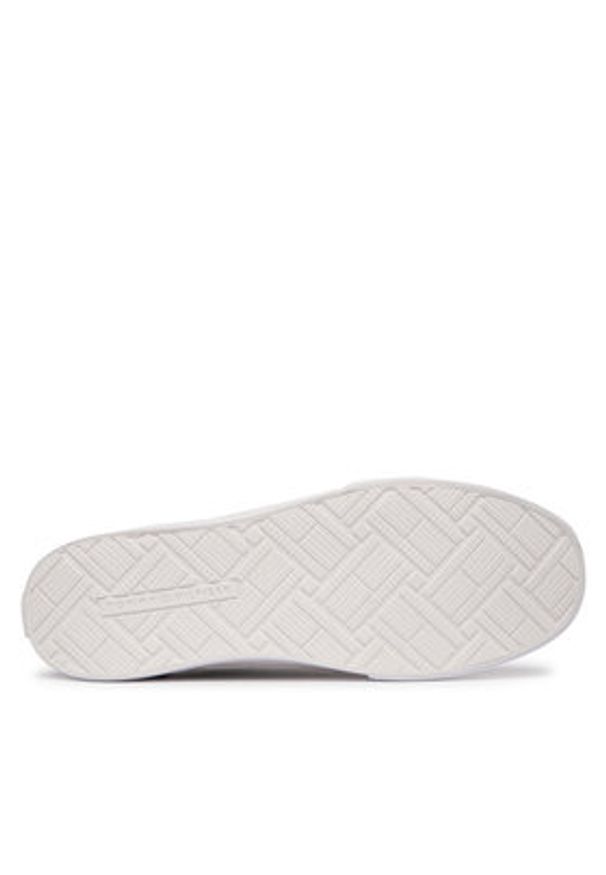 TOMMY HILFIGER - Tommy Hilfiger Sneakersy Th Low Profile Vulc Canvas FW0FW09102 Granatowy. Kolor: niebieski. Materiał: materiał
