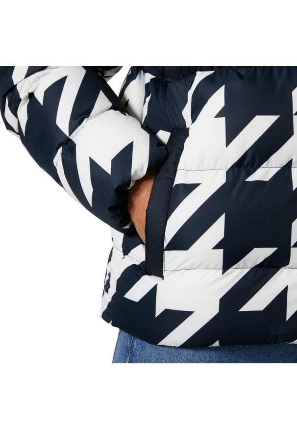 Kurtka puchowa Helly Hansen Oslo Graphic. Kolor: niebieski. Materiał: puch