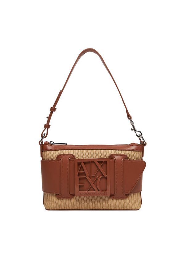 Armani Exchange Torebka XW000921 AF13673 U6164 Brązowy. Kolor: brązowy. Materiał: skórzane