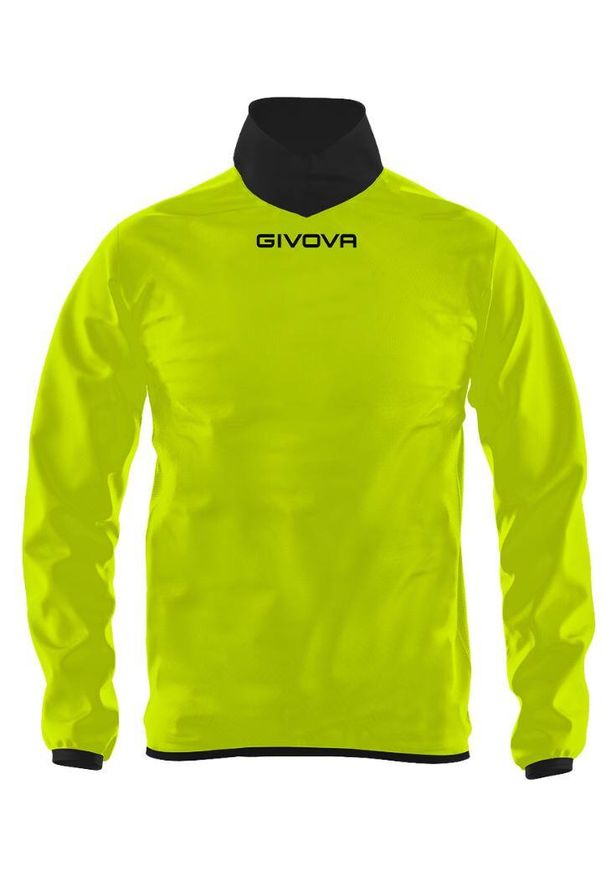 Wodoodporna męska kurtka Givova w kolorze fluo L. Kolor: żółty. Materiał: poliester. Styl: elegancki