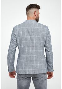 JOOP! Jeans - Marynarka męska w kratkę z lnem Hogiz JOOP! JEANS. Materiał: len. Wzór: kratka #3