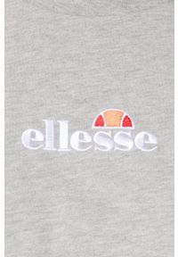 Ellesse t-shirt bawełniany kolor szary SGB06838-Black. Kolor: szary. Materiał: bawełna, dzianina. Wzór: aplikacja #4