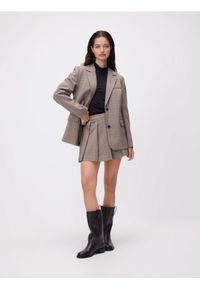 Reserved - Spódnico-szorty w kratę - wielobarwny. Materiał: tkanina, wiskoza #1