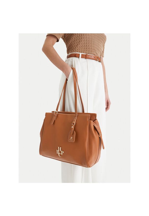 Torebka Beverly Hills Polo Club. Kolor: brązowy