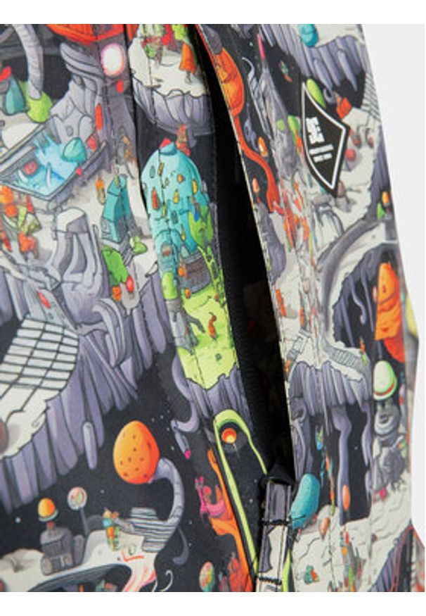 DC Shoes Kurtka narciarska Basic Print ADYTJ03097 Kolorowy Regular Fit. Materiał: syntetyk. Wzór: nadruk, kolorowy. Sport: narciarstwo