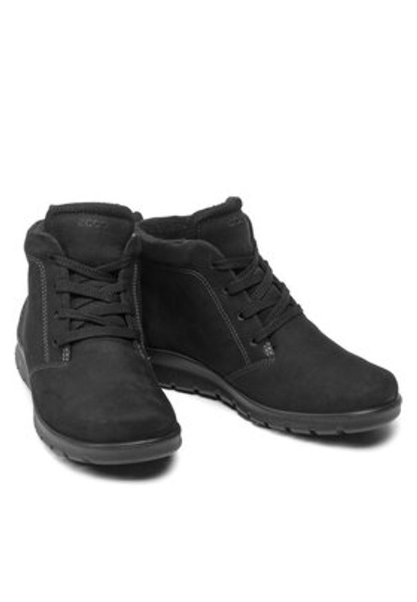 ecco - ECCO Trzewiki Babett Boot GORE-TEX 215583 02001 Czarny. Kolor: czarny. Materiał: skóra, nubuk