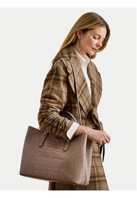 Lauren Ralph Lauren - LAUREN RALPH LAUREN Torebka Marcy 431942189010 Brązowy. Kolor: brązowy. Materiał: skórzane #5