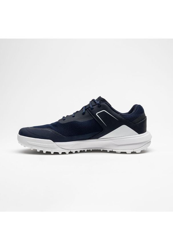 INESIS - Buty do golfa męskie Inesis WW500. Kolor: biały, niebieski, szary, wielokolorowy. Materiał: kauczuk. Szerokość cholewki: normalna. Sport: golf