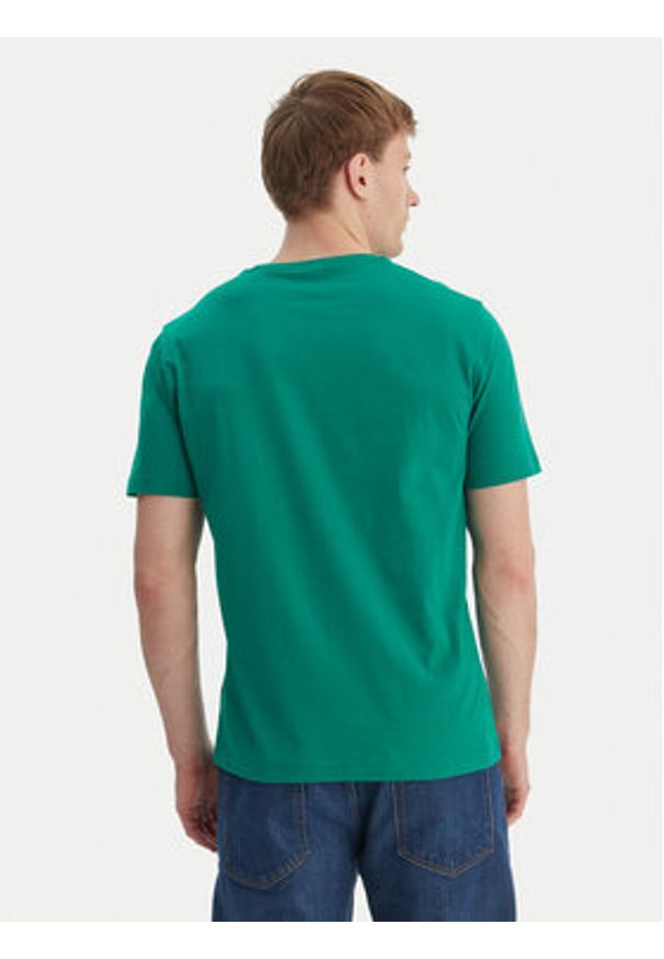 GANT - Gant T-Shirt Archive Shield 2003199 Zielony Regular Fit. Kolor: zielony. Materiał: bawełna