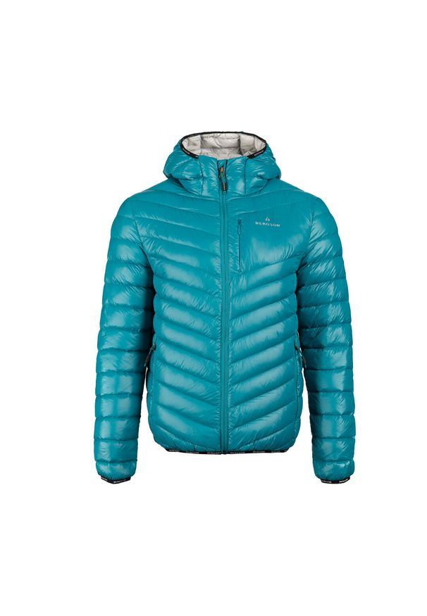 Bergson - Kurtka puchowa męska Celsius3. Kolor: niebieski. Materiał: puch. Sport: turystyka piesza