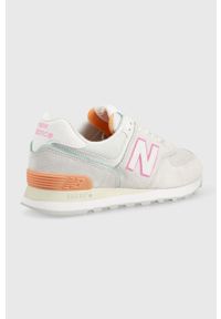 New Balance sneakersy WL574CJ2 kolor szary. Nosek buta: okrągły. Kolor: szary. Materiał: guma. Model: New Balance 574 #4