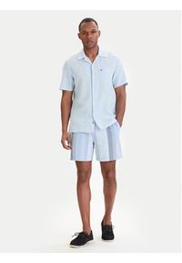 Tommy Jeans Koszula DM0DM23058 Błękitny Regular Fit. Kolor: niebieski. Materiał: bawełna #4