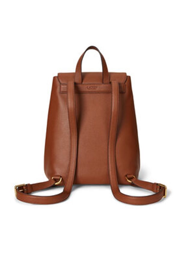 Lauren Ralph Lauren - LAUREN RALPH LAUREN Plecak Medium Cameryn 431969355001 Brązowy. Kolor: brązowy. Materiał: skóra