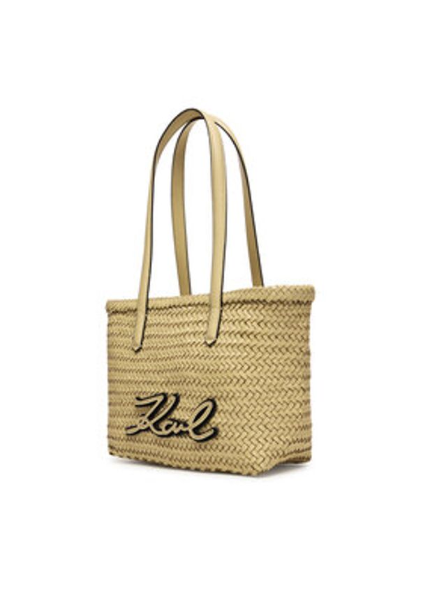 Karl Lagerfeld - KARL LAGERFELD Torebka B2W30206 Beżowy. Kolor: beżowy. Materiał: skórzane