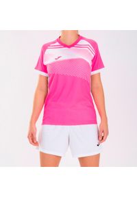 Joma - Koszulka do piłki nożnej damska Supernova II. Kolor: biały, wielokolorowy, zielony, różowy