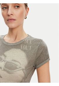 Guess T-Shirt W5YI36 KBYH0 Zielony Regular Fit. Kolor: zielony. Materiał: syntetyk, bawełna #3