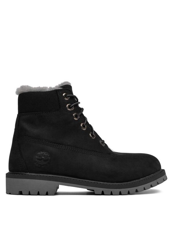 Timberland Trapery Premium 6 Inch Wp Shearling Lined TB0A41UX0011 Czarny. Kolor: czarny. Materiał: nubuk, skóra