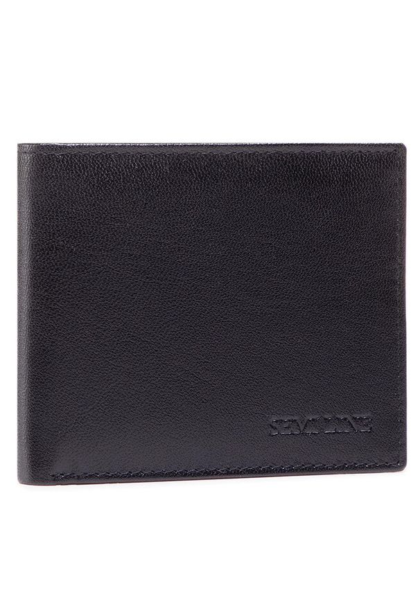 Duży Portfel Męski Semi Line. Kolor: czarny