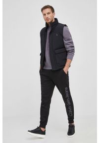 Calvin Klein Jeans Bluza J30J319706.PPYY męska kolor szary z nadrukiem. Kolor: szary. Materiał: dzianina. Wzór: nadruk #4