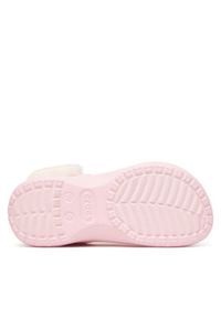 Crocs Klapki Classic Platform Fuzz Lined Clog 212854 Różowy. Kolor: różowy. Obcas: na platformie #5