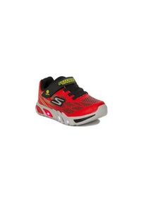 skechers - Buty do chodzenia niemowlęce Skechers 400137NRDBK. Zapięcie: rzepy. Kolor: czerwony. Materiał: materiał, syntetyk, tkanina. Szerokość cholewki: normalna. Model: Skechers Sport. Sport: turystyka piesza