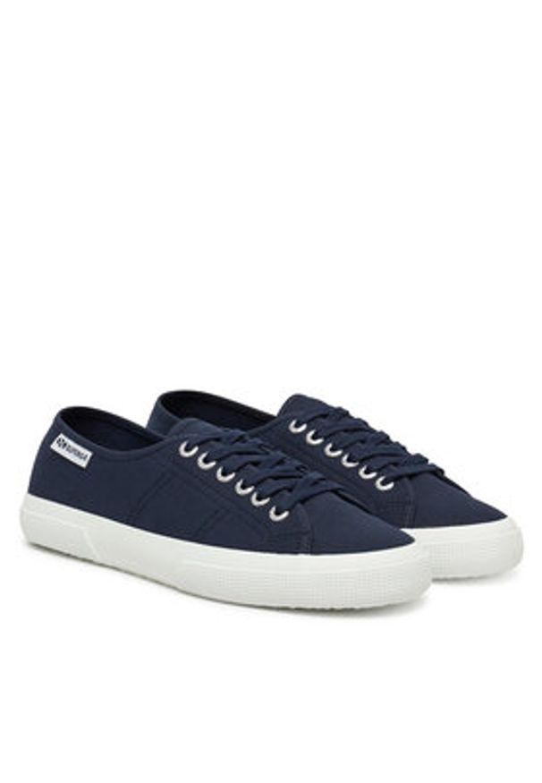 Superga Tenisówki 3750 LEGGERA S7151EW Granatowy. Kolor: niebieski. Materiał: materiał