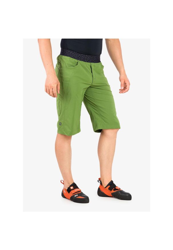 OCUN - Spodenki wspinaczkowe męskie Ocun Mania Shorts. Kolor: zielony