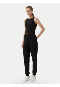 Hugo - HUGO Spodnie piżamowe 50575186 Czarny Slim Fit. Kolor: czarny. Materiał: bawełna #1