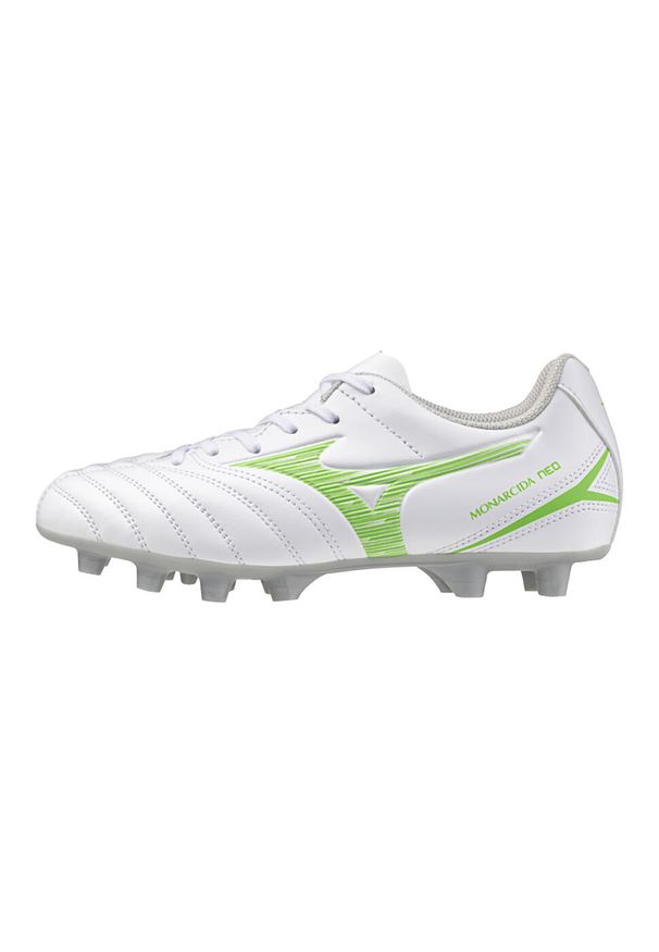 Buty piłkarskie dziecięce Mizuno Monarcida Neo III Select Jr Md. Kolor: biały. Sport: piłka nożna