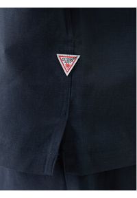 Guess Koszula F6GH01 WN202 Granatowy Regular Fit. Kolor: niebieski. Materiał: syntetyk #2