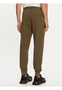 Hugo - HUGO Spodnie dresowe Dwellrom 50479164 Khaki Relaxed Fit. Kolor: brązowy. Materiał: bawełna #3