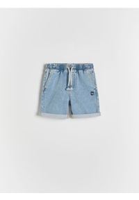 Reserved - Jeansowe szorty - niebieski. Kolor: niebieski. Materiał: jeans