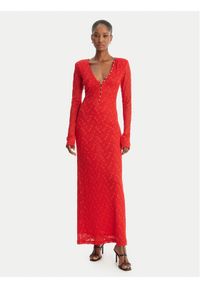 BARDOT - Bardot Sukienka koktajlowa Zenia 60239DB Czerwony Slim Fit. Kolor: czerwony. Materiał: syntetyk. Styl: wizytowy #1