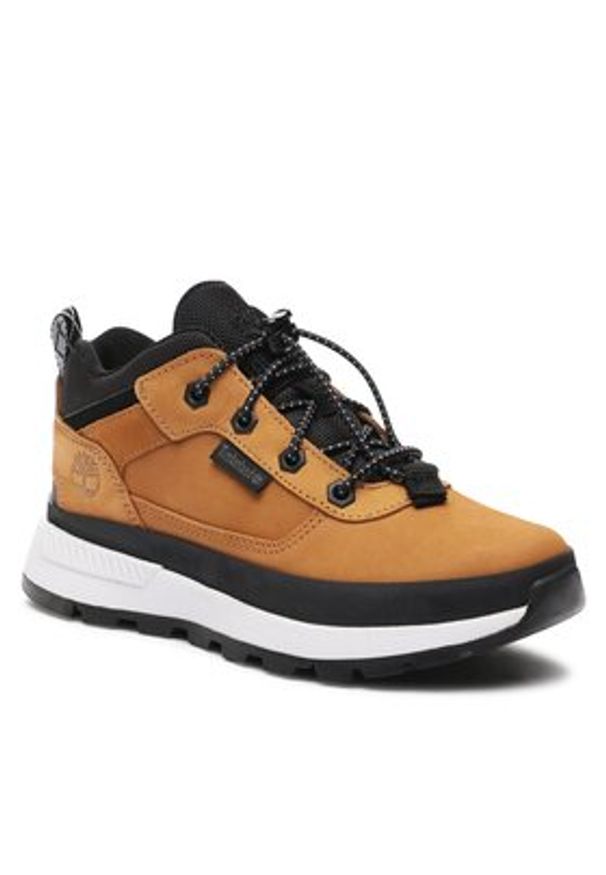 Timberland Sneakersy Field Trekker Low TB0A2G3U2311 Brązowy. Kolor: brązowy. Materiał: nubuk, skóra