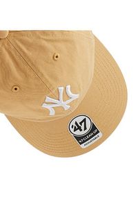 47 Brand Czapka z daszkiem New York Yankees Clean Up B-RGW17GWS-LT Brązowy. Kolor: brązowy. Materiał: materiał #4